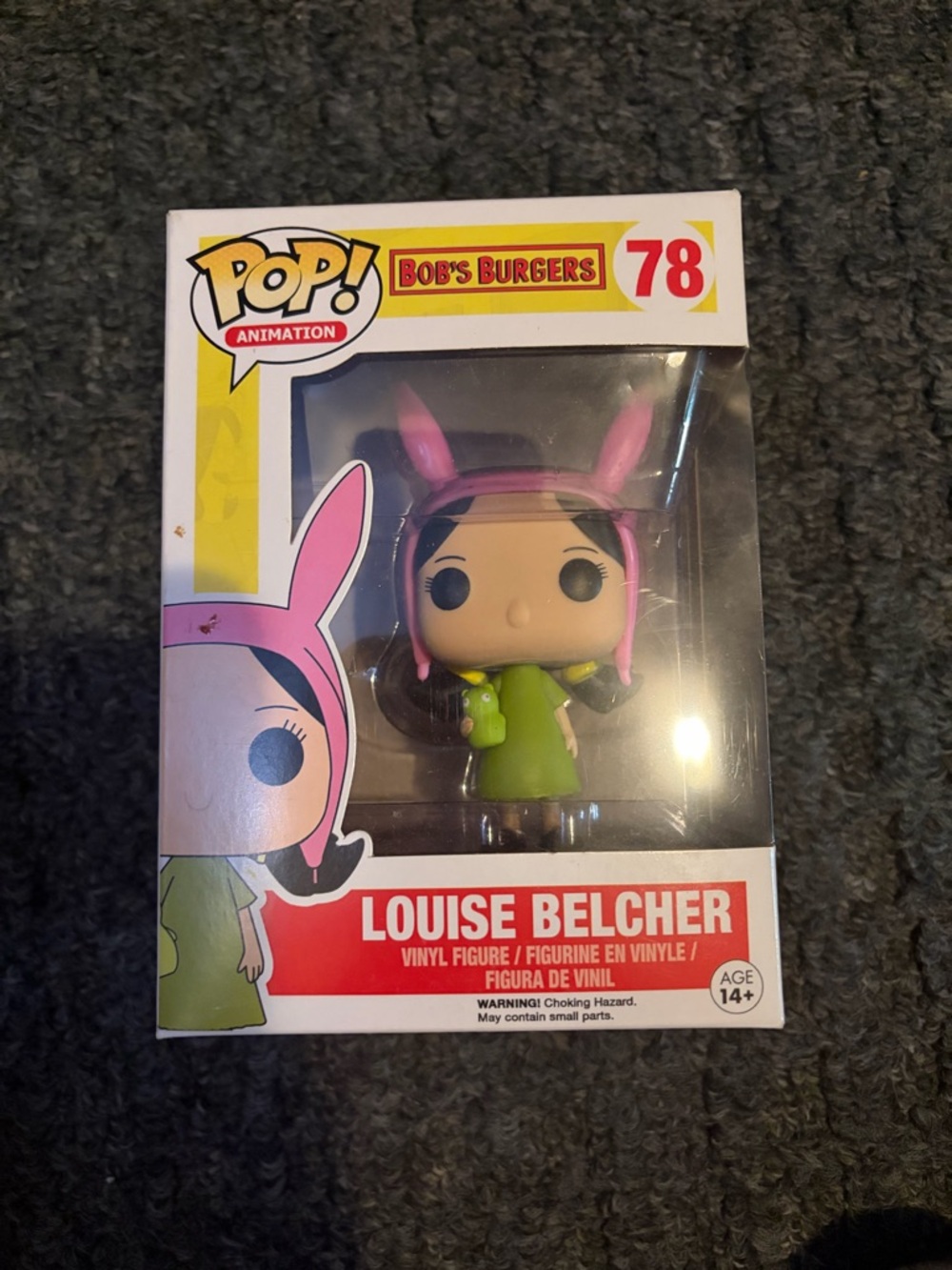 NIB Funko pop bobs burgers Louise belcher #78